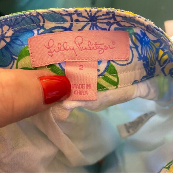 Lilly Pulitzer Zebra Mandala Classic Pocket A Line Skirt - Picture 3 of 5